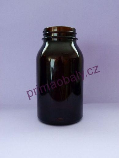 Lékovka 800ml,GL60, hnědá bez uzávěru širokohrdlá, L26