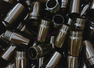 Lékovka PET 100ml,GL44, hnědá, bal. 100ks bez uzávěru, L45